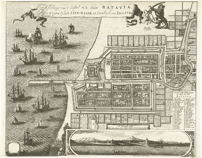 plattegrond batavia